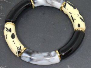 Bracelet en Perles Tubes