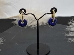 Boucles d'Oreilles Donut Lapis Lazuli