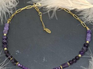 Collier Pierre d'Améthyste